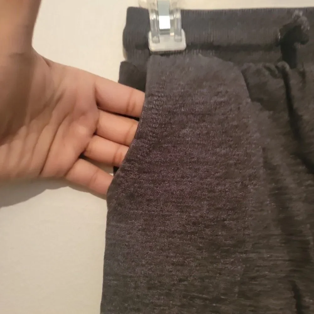 Faze 1 Boys Gray Slash Pockets Elastic Waist Drawstring Jogger Shorts Size 5